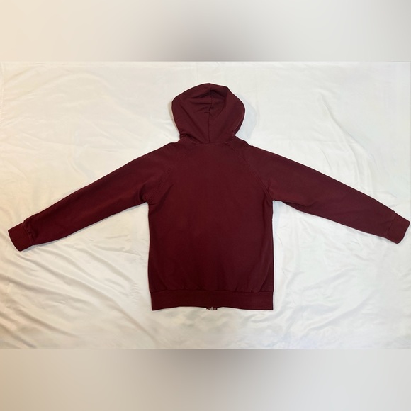 Vintage 90s Y2K Gucci Full Zip Logo Hoodie - Maroon - XL - Picture 3 of 7